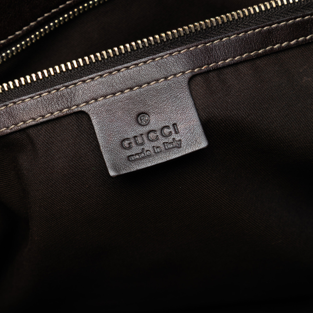 Pre-Loved Gucci Medium GG Canvas Braided Peggy Tote - Picture 5 of 7
